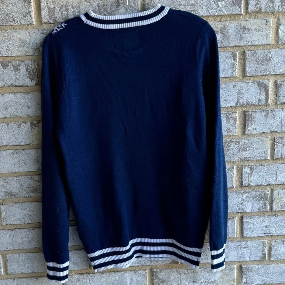 Tipsy Elves Santa Ugly Long Sleeve Sweater Men's Size S